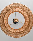 19" Webster Bohemian Rattan Pendant Light