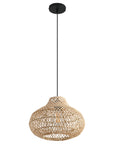 19" Winston Bohemian Rattan Pendant Light
