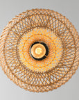 19" Winston Bohemian Rattan Pendant Light