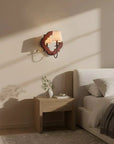 Rustic Iron 1-Light Wood Wall Sconce Light - IPLUS Lighting