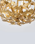 20 Inch 6 Light Golden Chandelier for Dining or Living Room