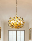 20 Inch 6 Light Golden Chandelier for Dining or Living Room
