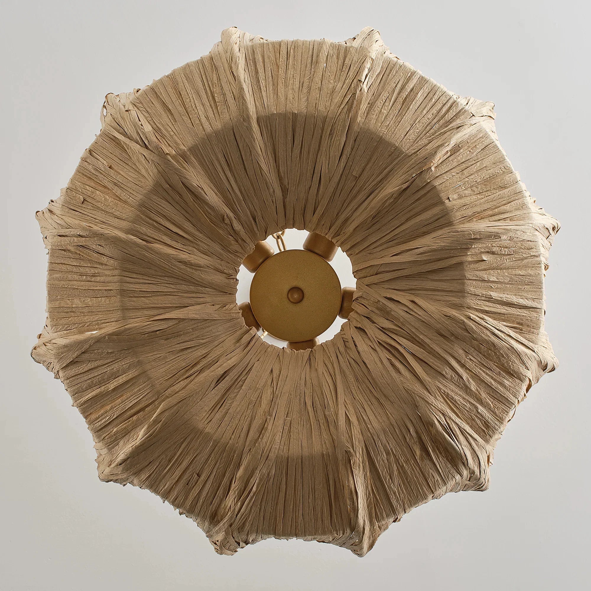 20" Primo Raffia Island Pendant Light