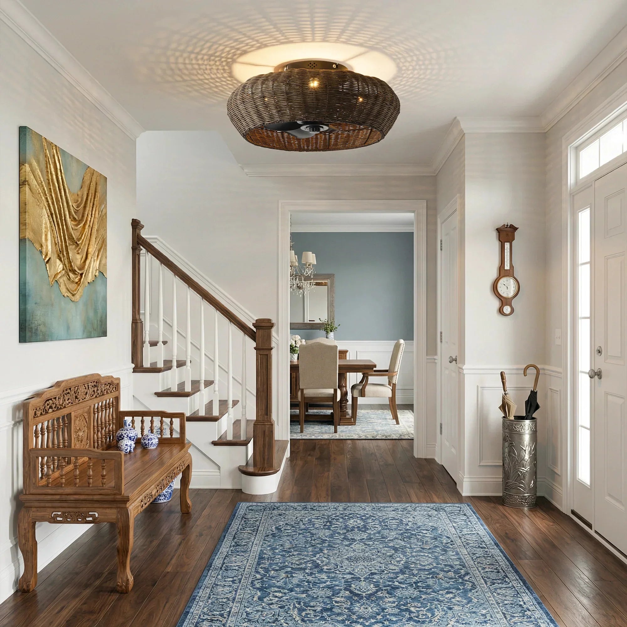20" Rachel Bohemian Ceiling Fan
