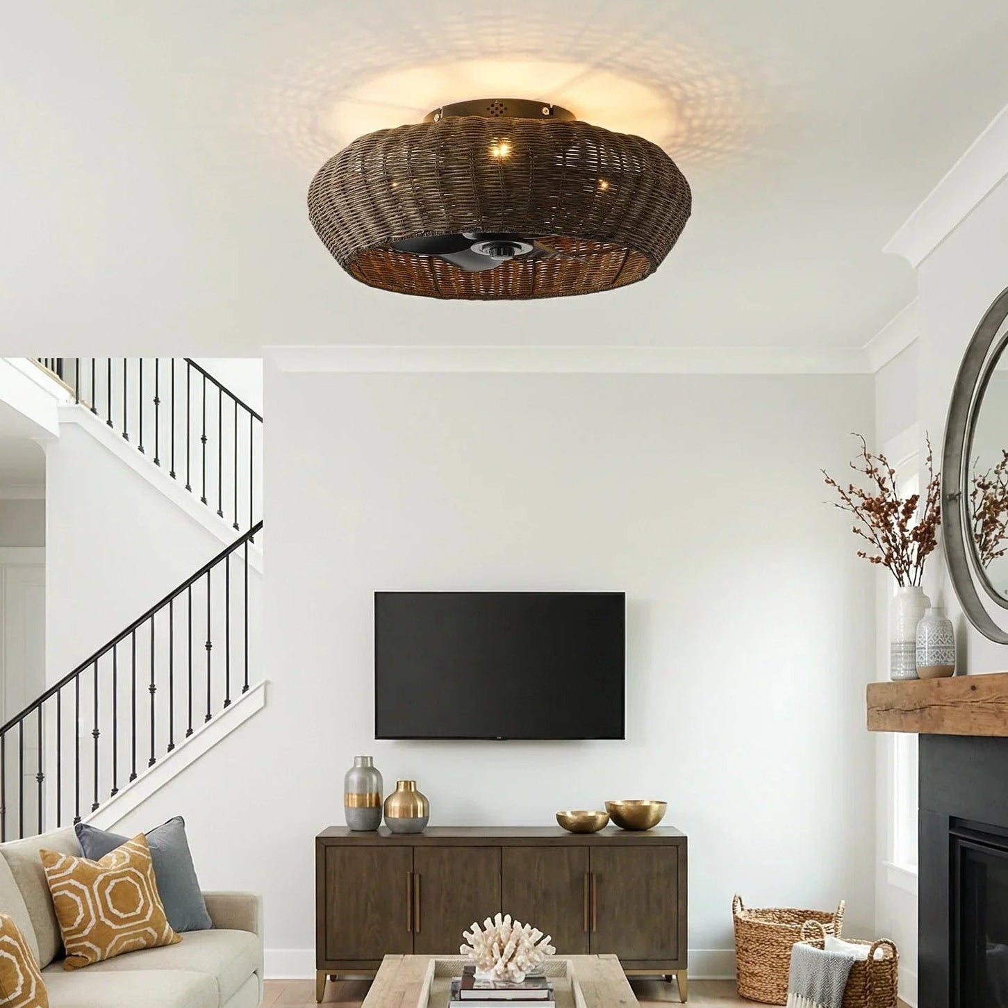 20" Rachel Bohemian Ceiling Fan