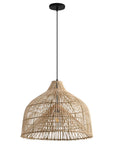 20" Ulysses Bohemian Rattan Pendant Light