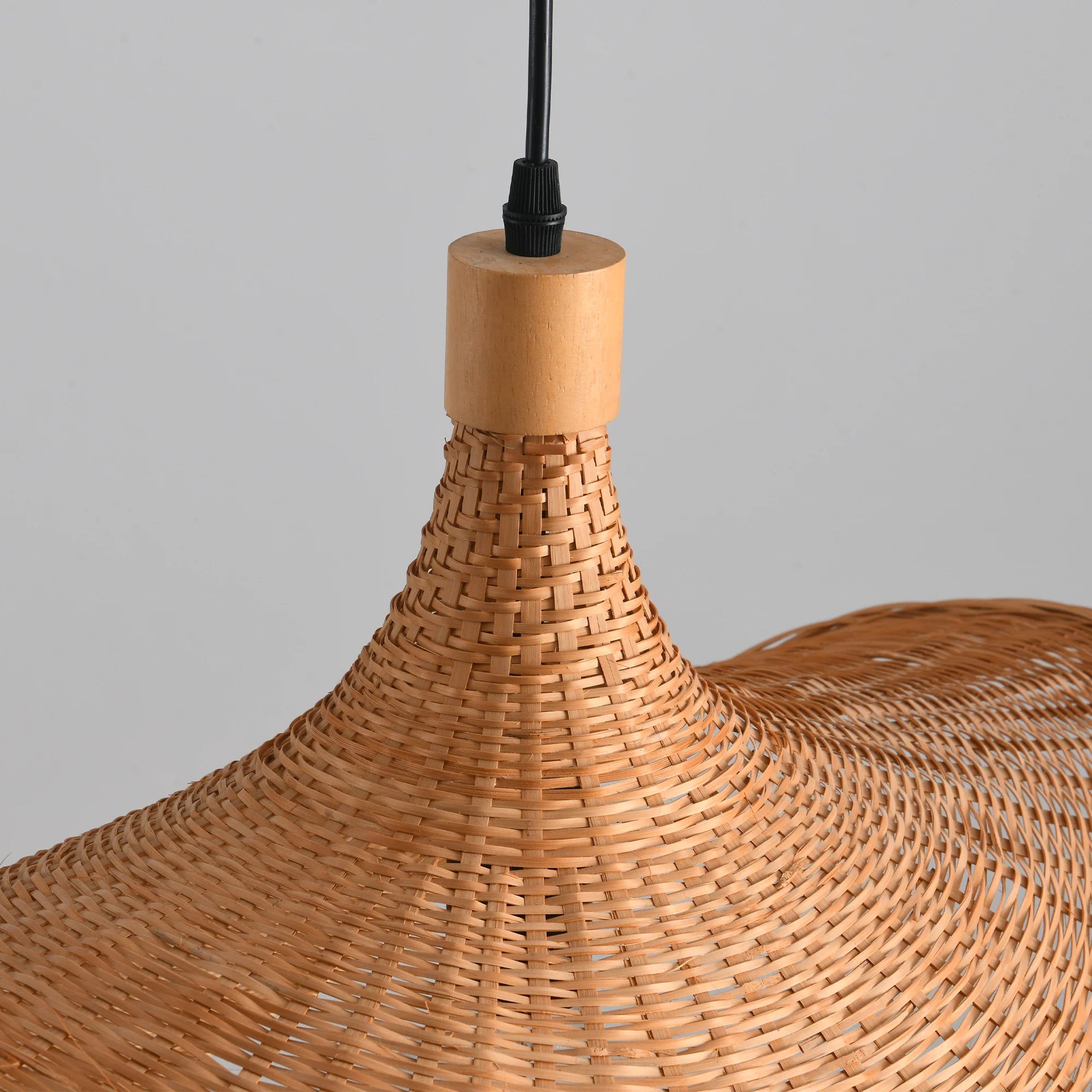 20" Werner Bohemian Bamboo Pendant Light