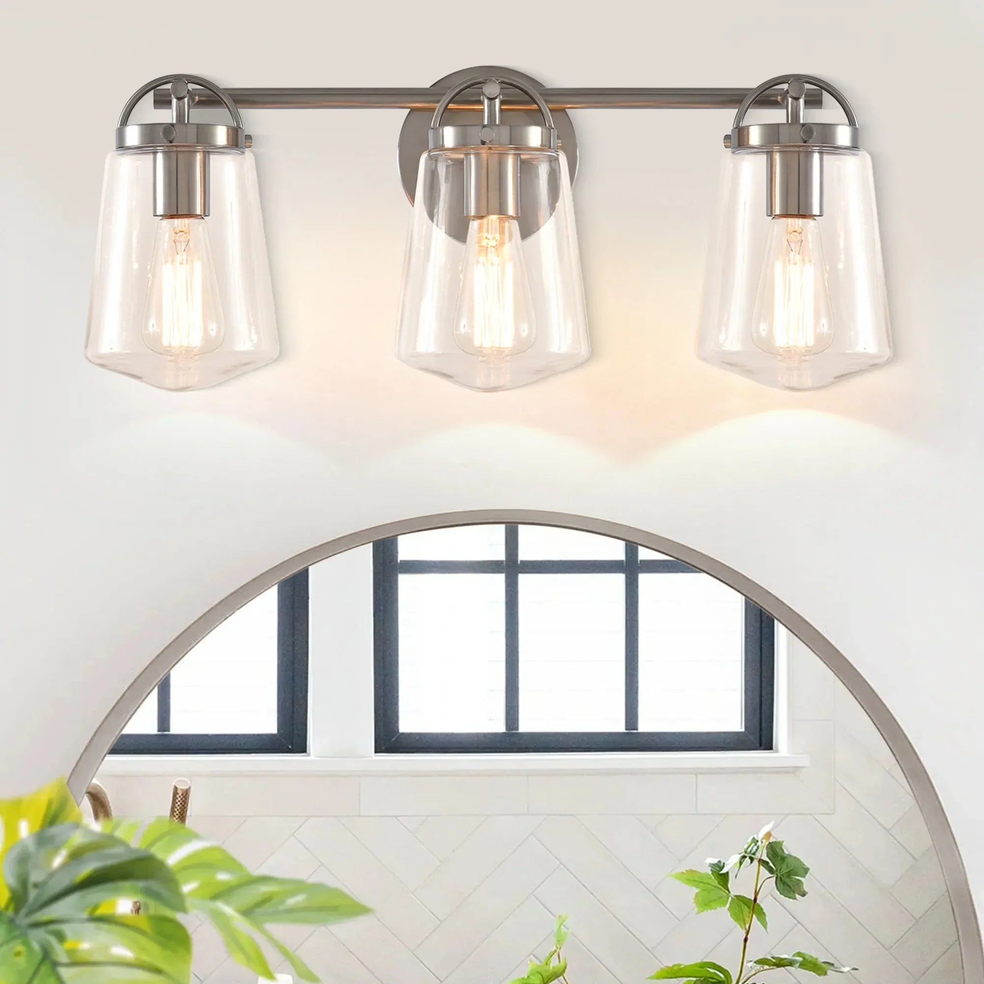 21" Antonia 3-Light Mirror Vanity Light - IPLUS Lighting