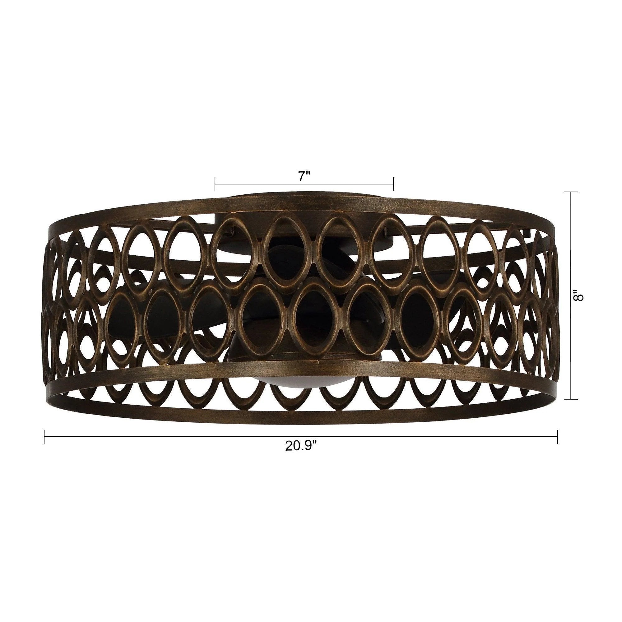 21" Kanpur Farmhouse Ceiling Fan