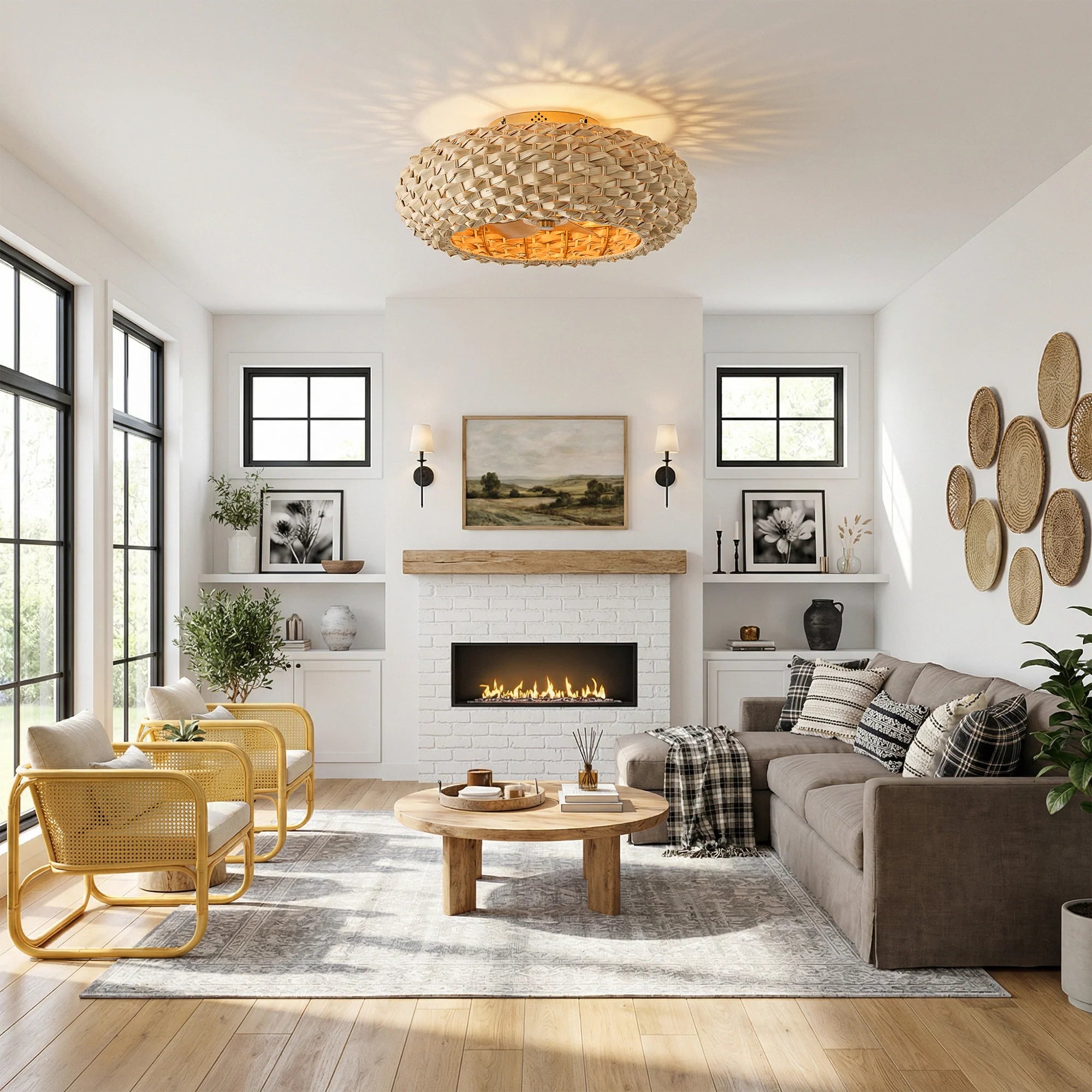 21" Myron Bohemian Ceiling Fan