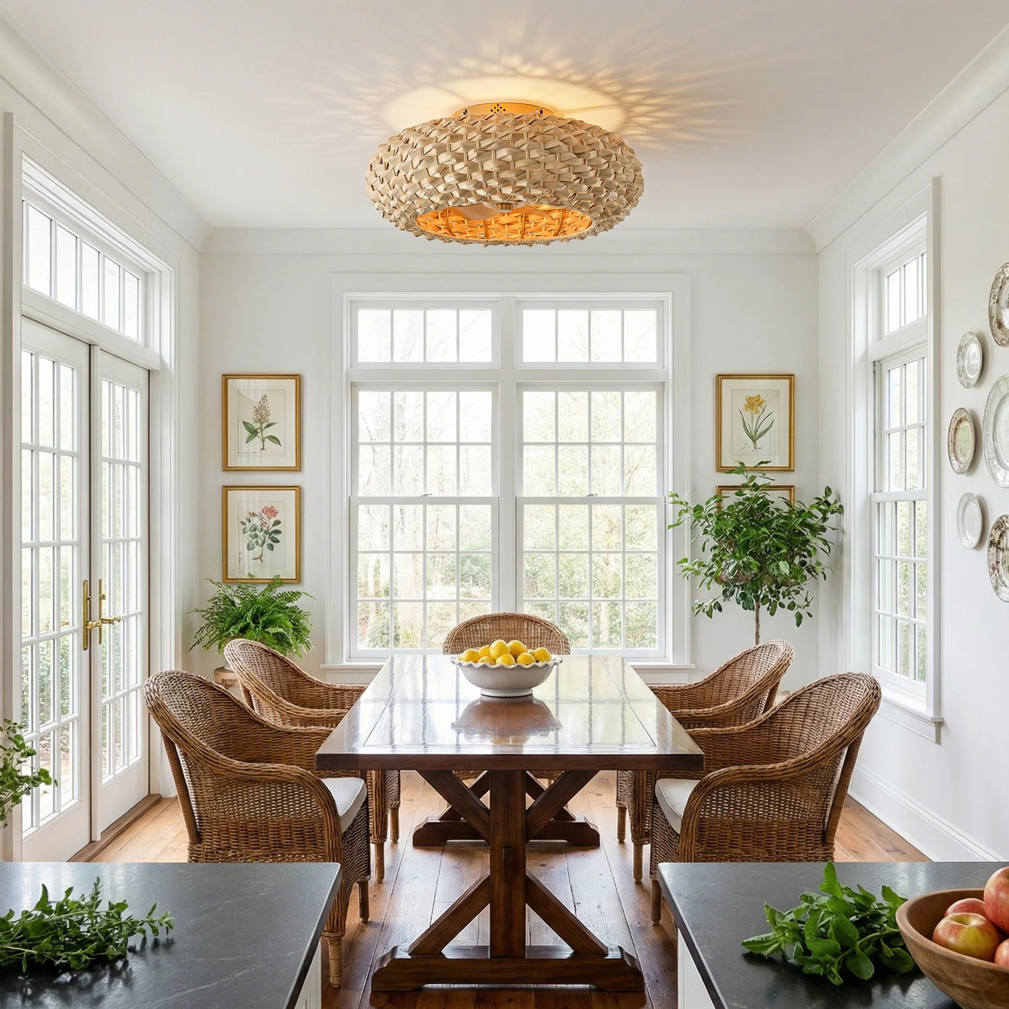 21" Myron Bohemian Ceiling Fan