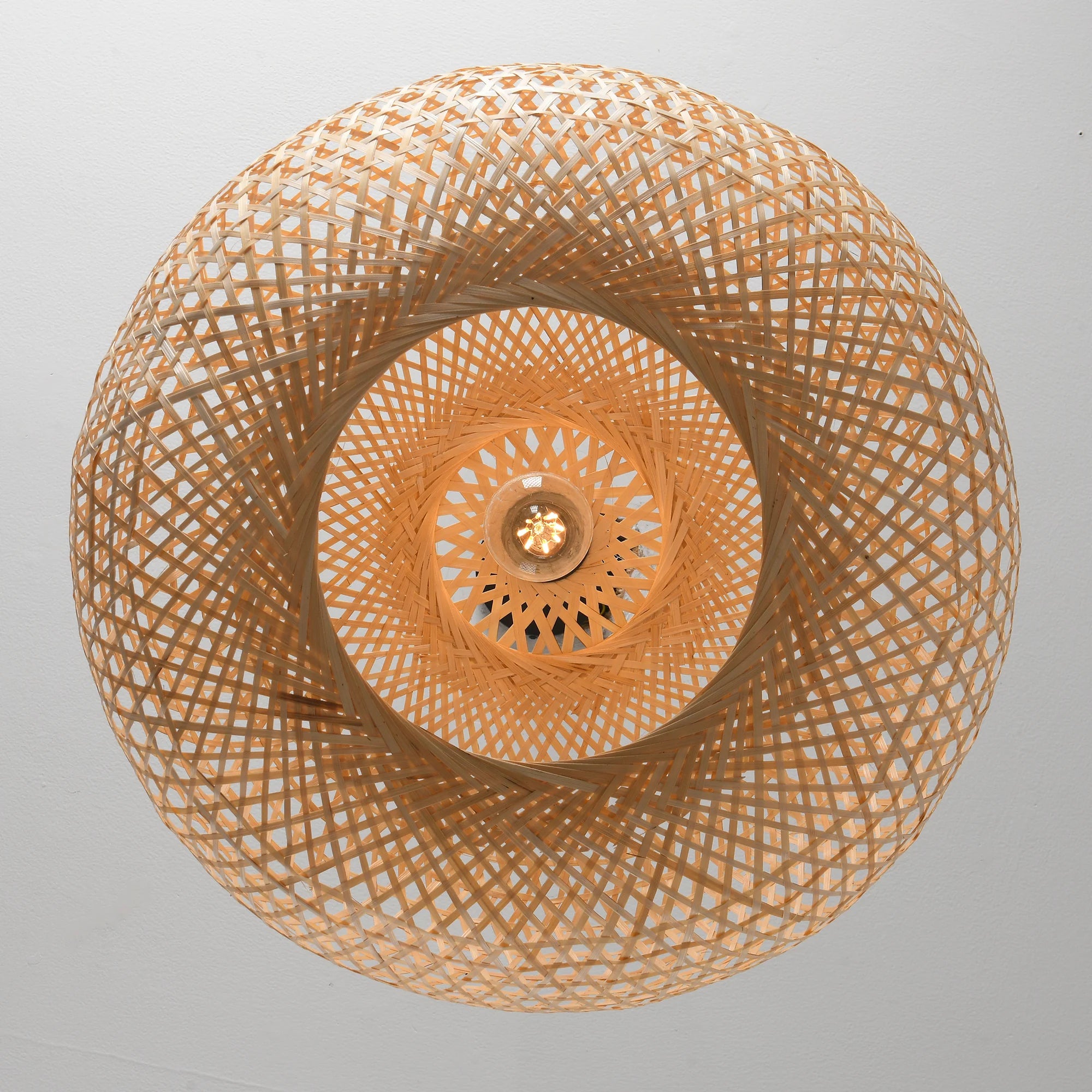 22" Vincent Bohemian Bamboo Pendant Light