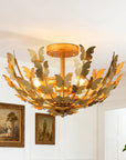 18 Inch 4 Light Betsy Semi Flush Mount Ceiling Light for Bedroom or Hallway