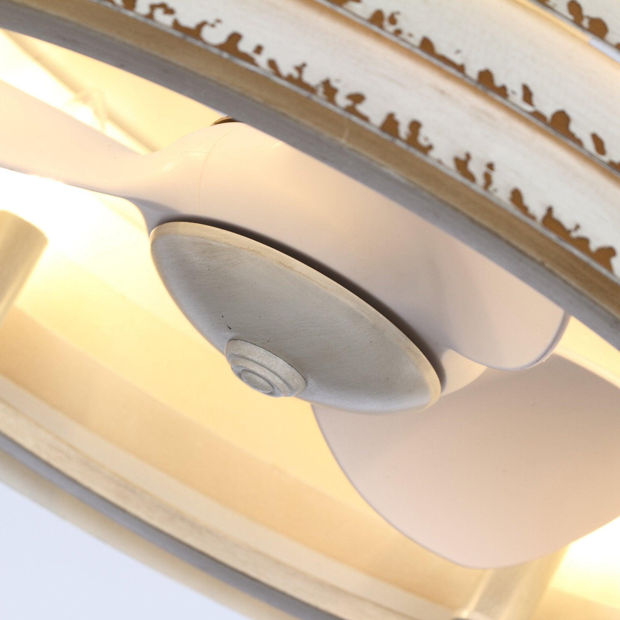 24" Kolkata Industrial Downrod Mount Reversible Ceiling Fan with Lighting and Remote Control - IPLUS