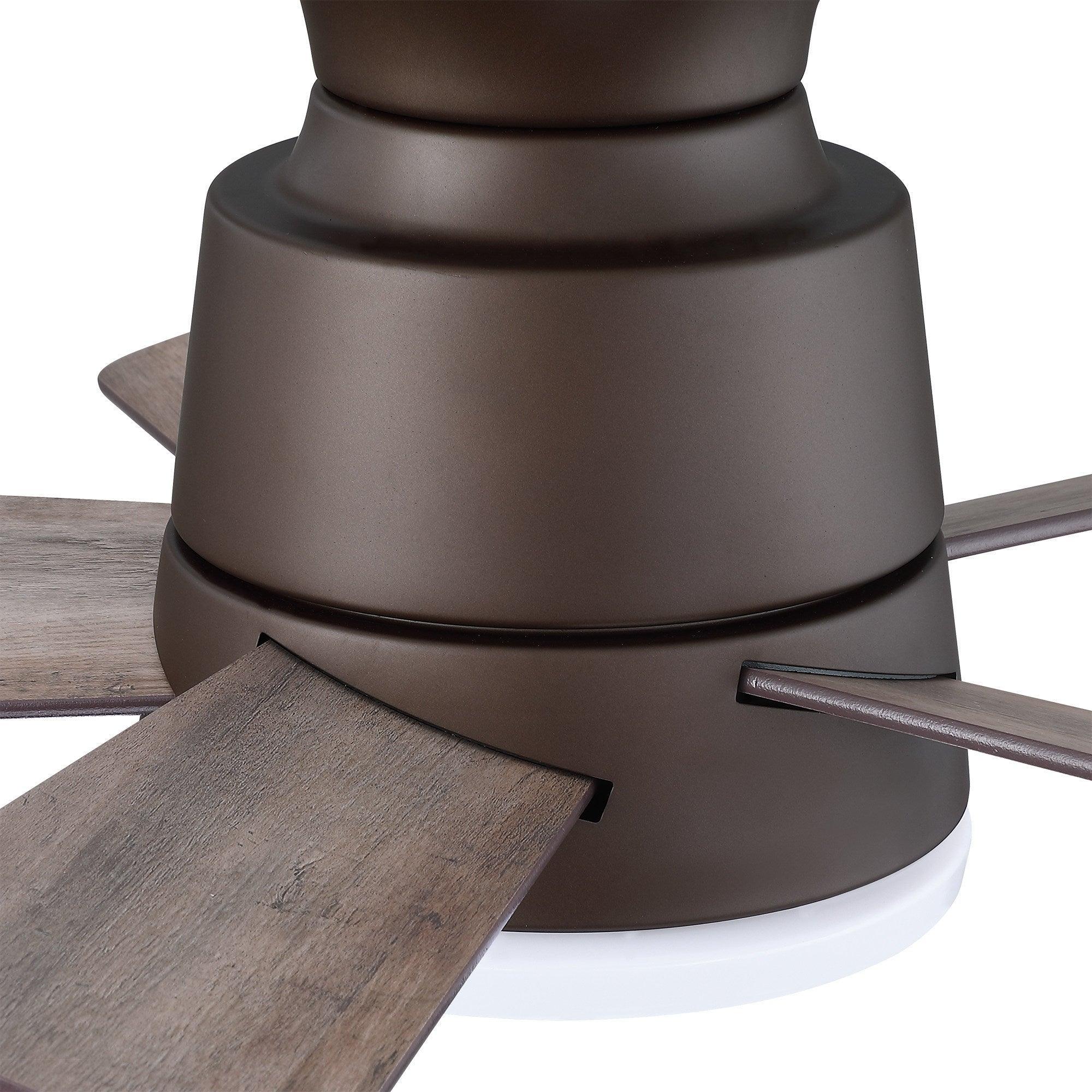 24" Farmhouse Reversible Iron Ceiling Fan