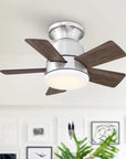 24" Farmhouse Reversible Iron Ceiling Fan