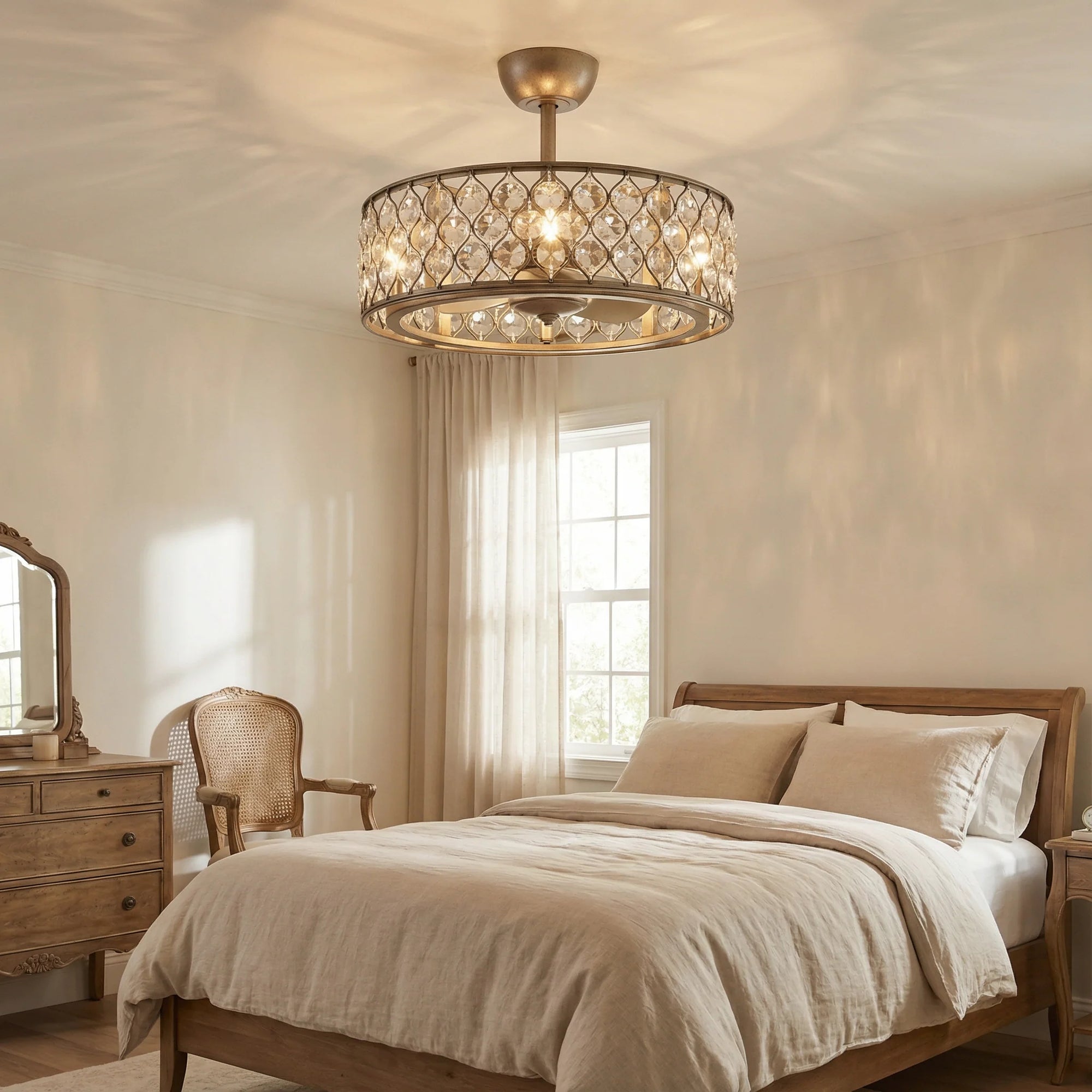 25" Liora Crystal Fandelier