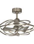 27" Bucholz Brushed Nickel Ceiling Fan