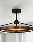 27" Jarpur Industrial Ceiling Fan with light