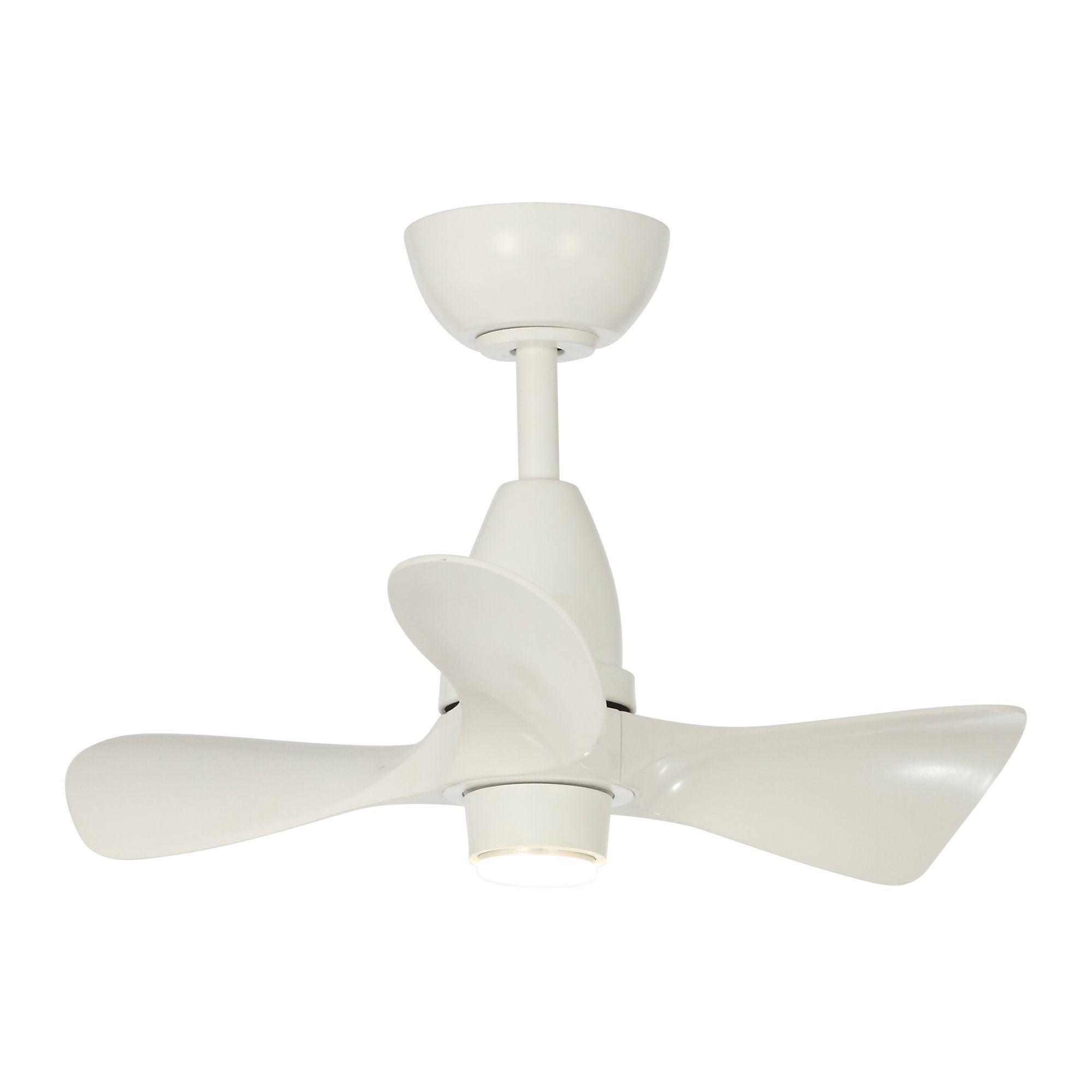 28" Kwang Rustic DC Motor Downrod Mount Reversible Ceiling Fan with LED Lighting and Remote Control - IPLUS