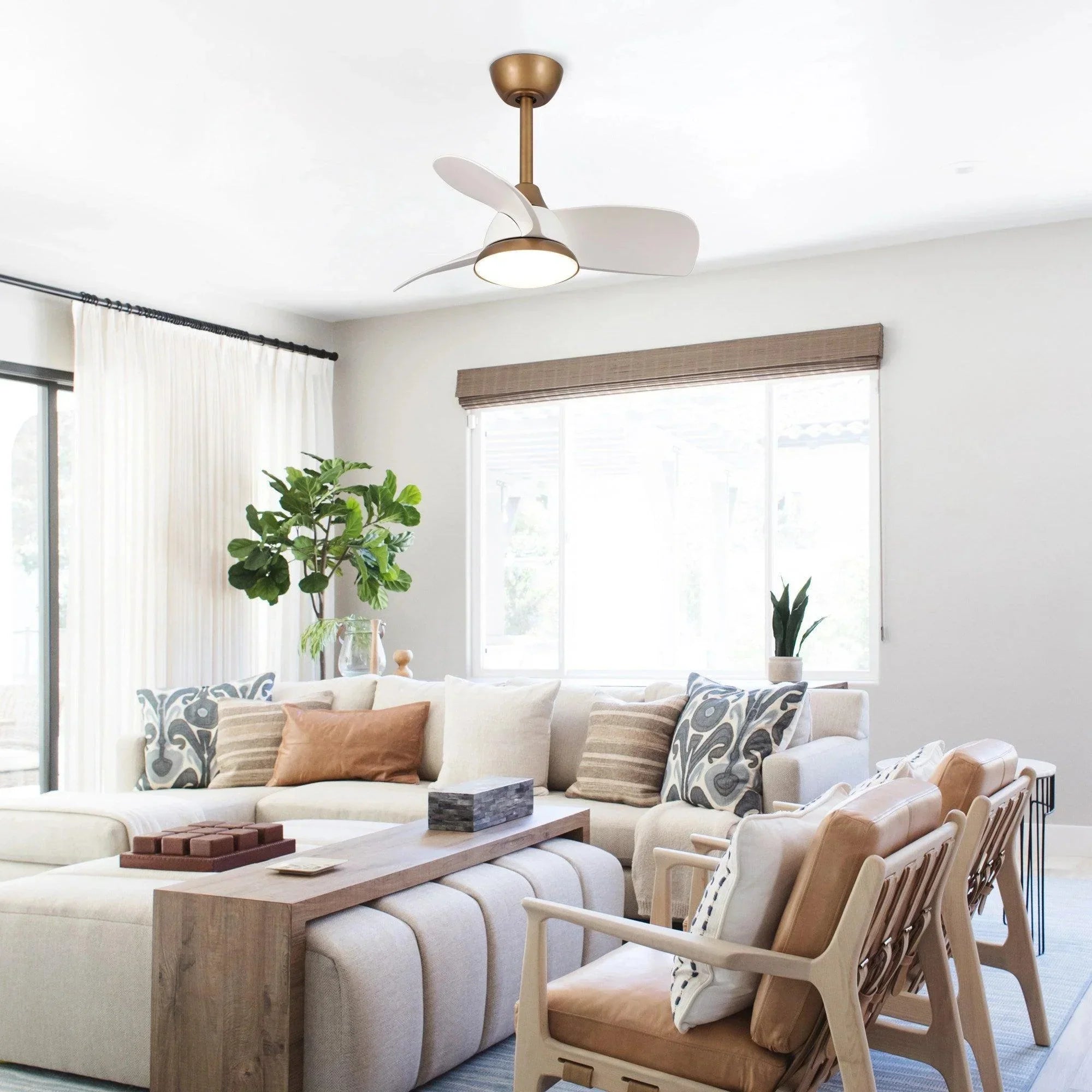 28" Modern Reversible Ceiling Fan