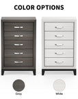 31" Bedroom Chest with 5 Drawers for Storage