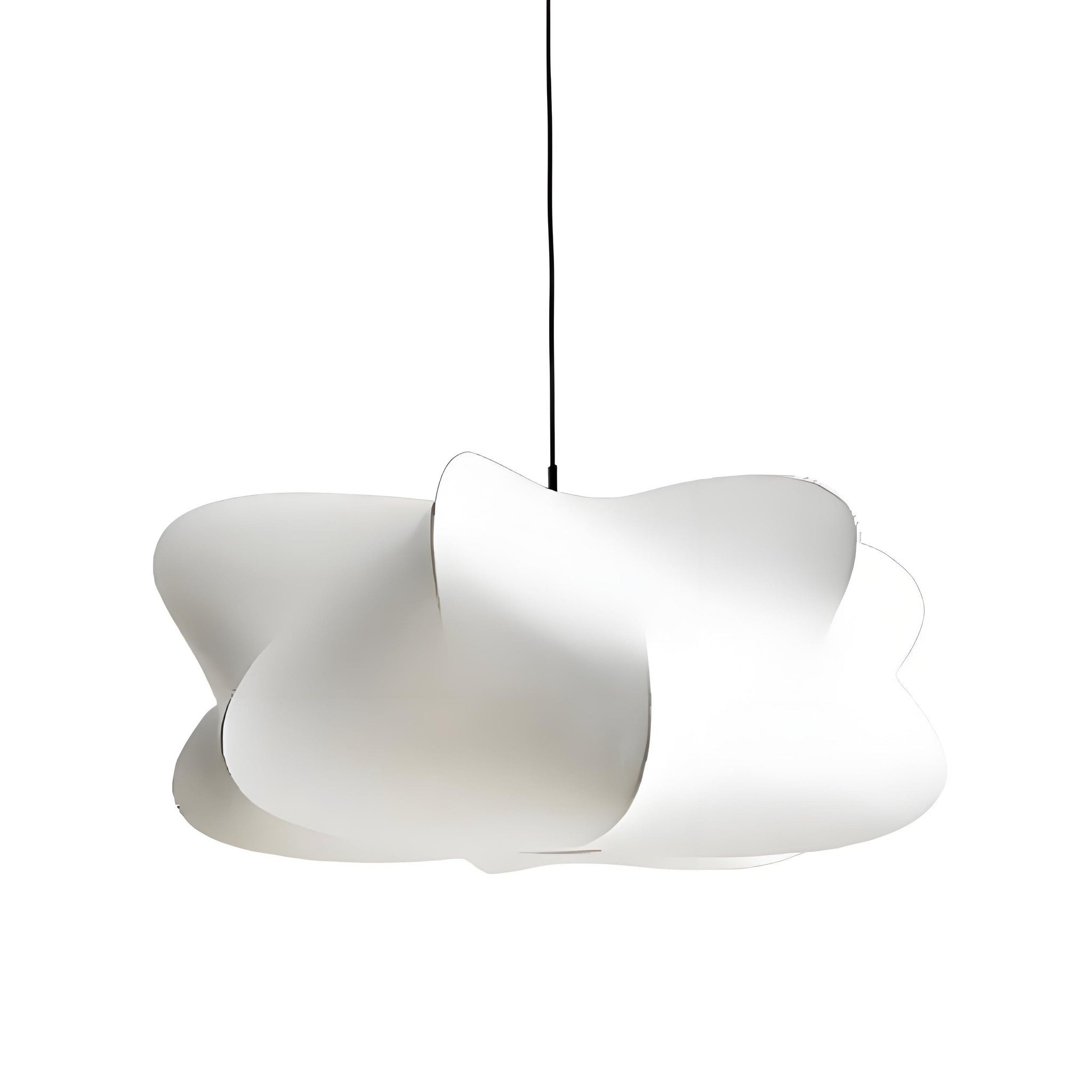 Cloud Pendant Light White Cocoon Silk Fabric