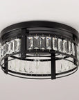 Modern Crystal 3 Light Flush Mount Ceiling Light - IPLUS Lighting