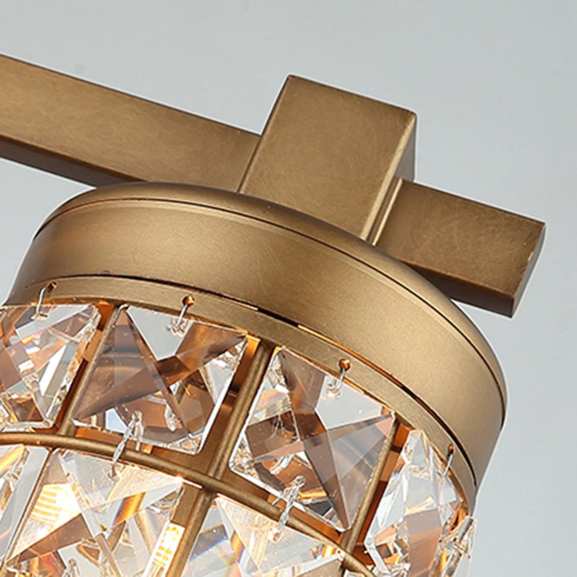 Modern Golden 3-Light Linear Vanity Wall Light - IPLUS Lighting