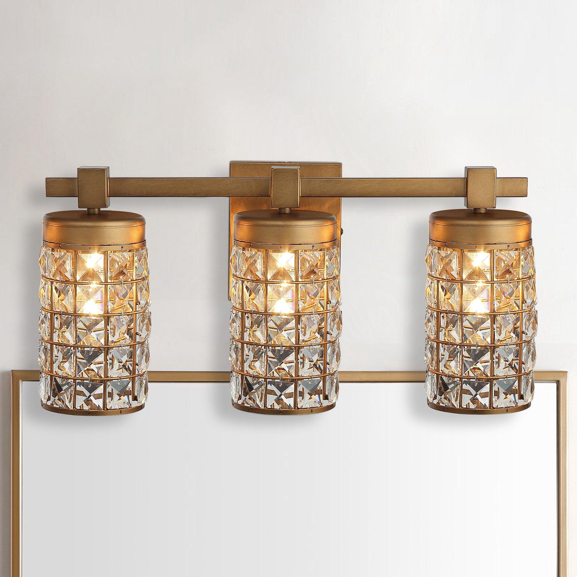 3-Light Modern Golden Wall Light - ParrotUncle