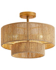 3-Light Traditional Flush Mount Light - ParrotUncle