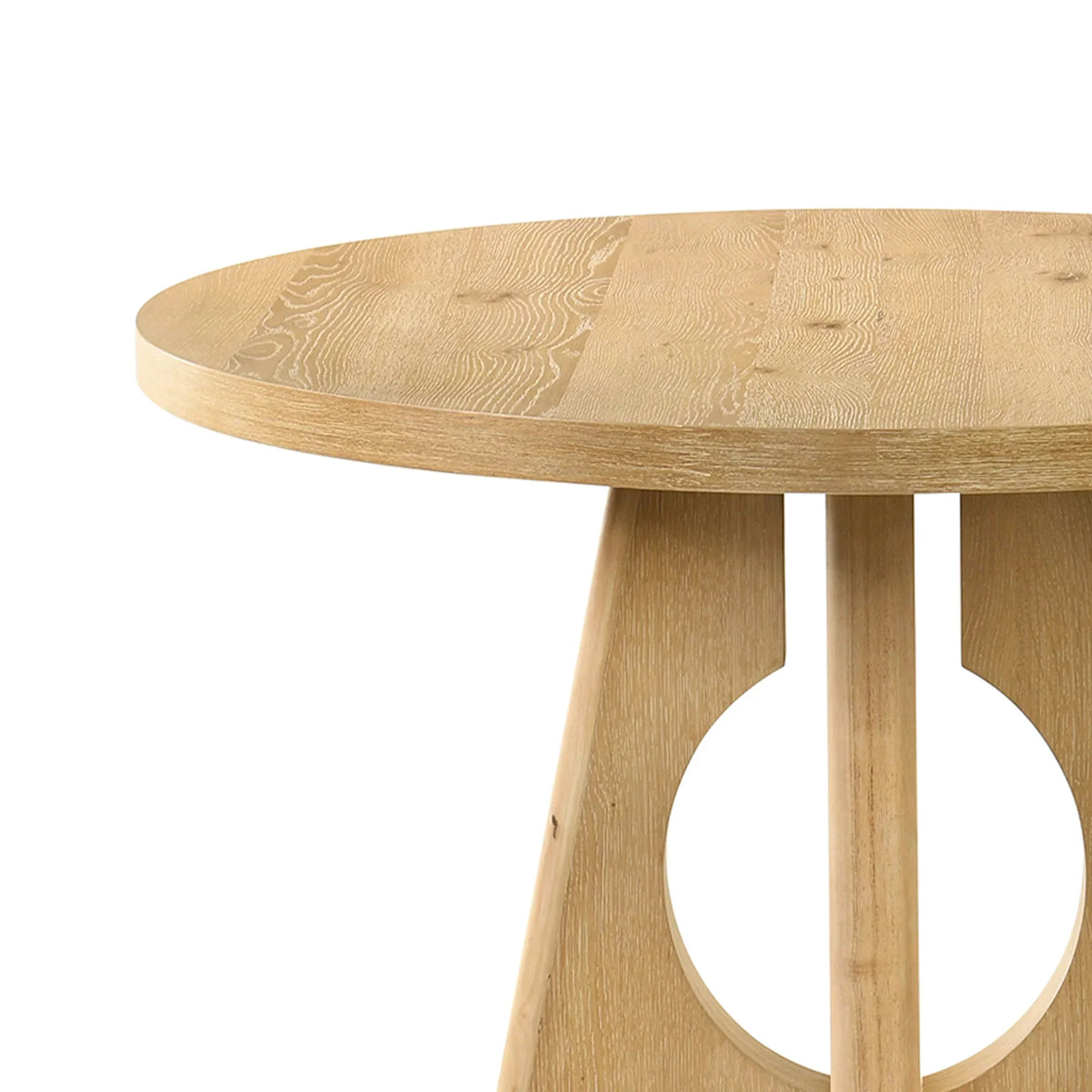 Sorelle 5-Piece Modern Oak Round Dining Set