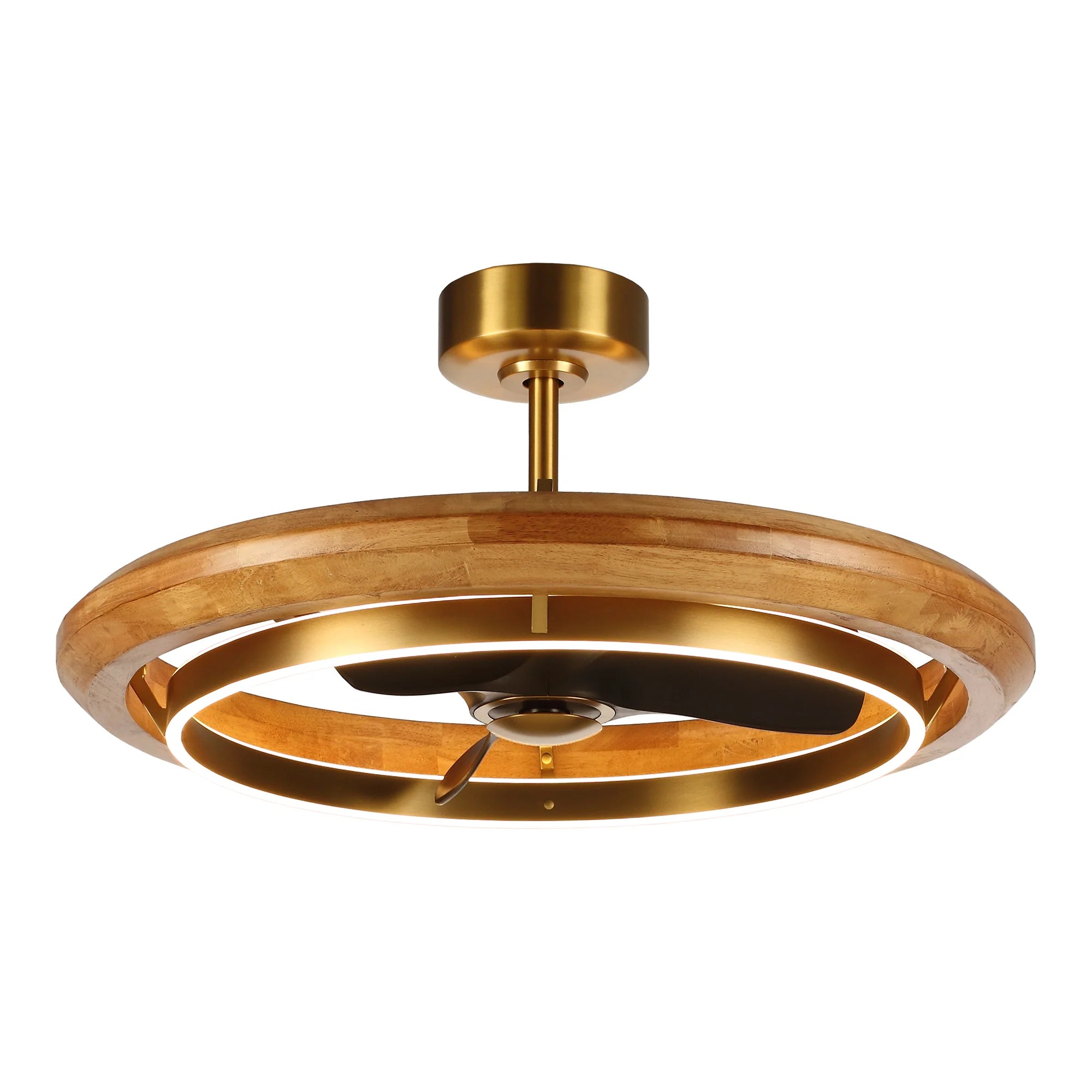 33" Quinn Electroplated Luxury LED Fandelier