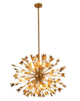 Lydia 14-Light Golden Statement Chandelier – 35 Inch