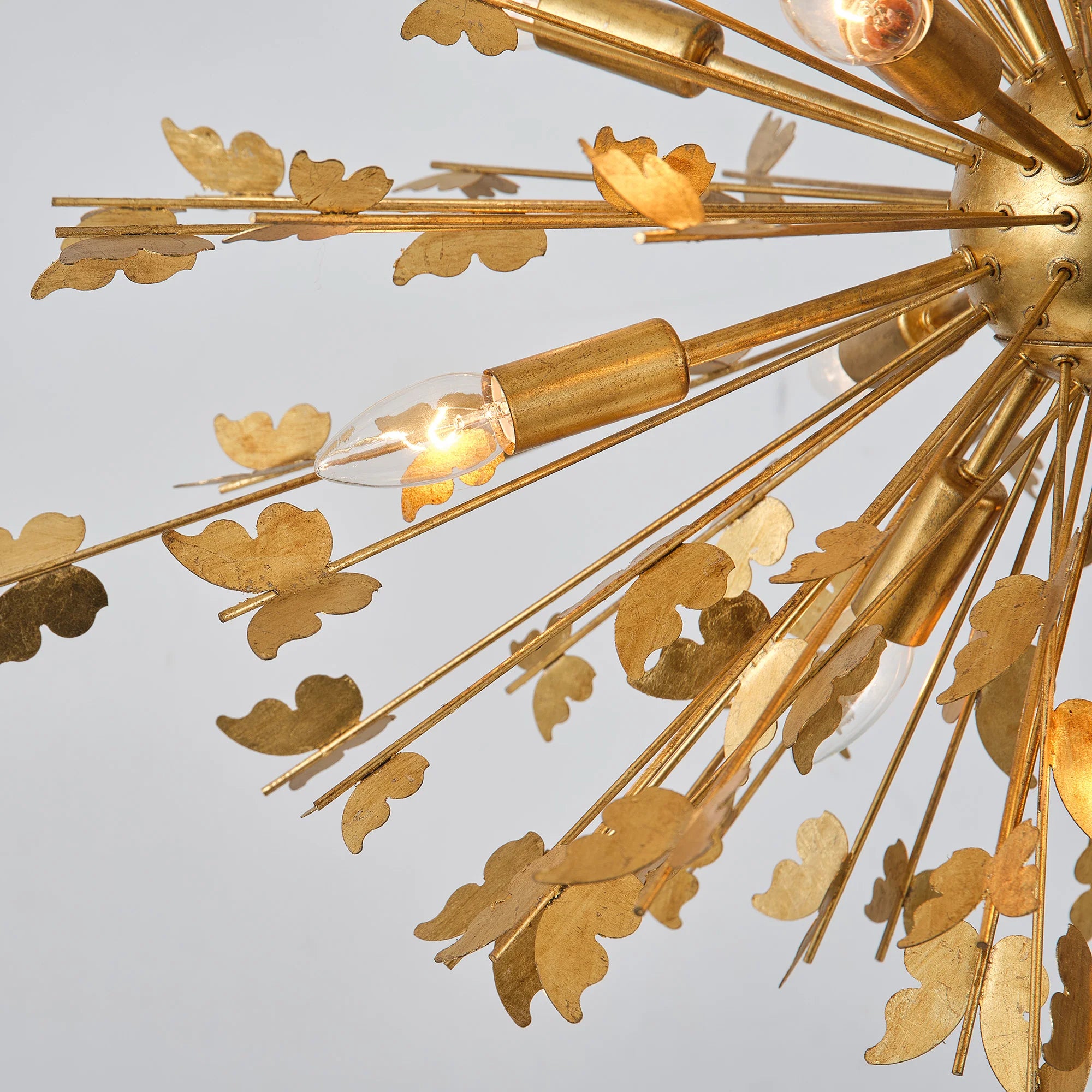 Lydia 14-Light Golden Statement Chandelier – 35 Inch