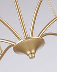 Rock 6-Light Modern Gold Chandelier