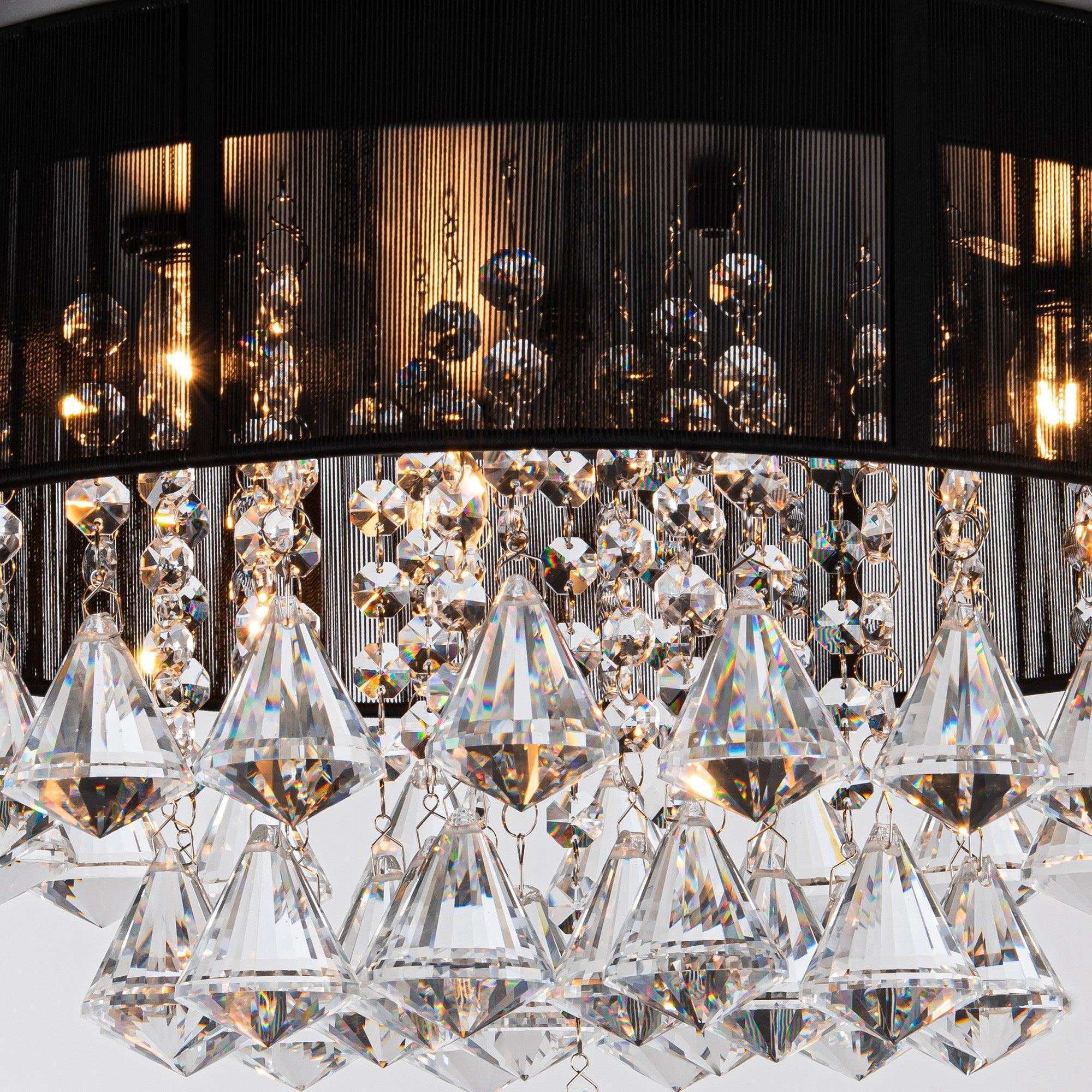 36" Bangaiore Crystal Ceiling Fan