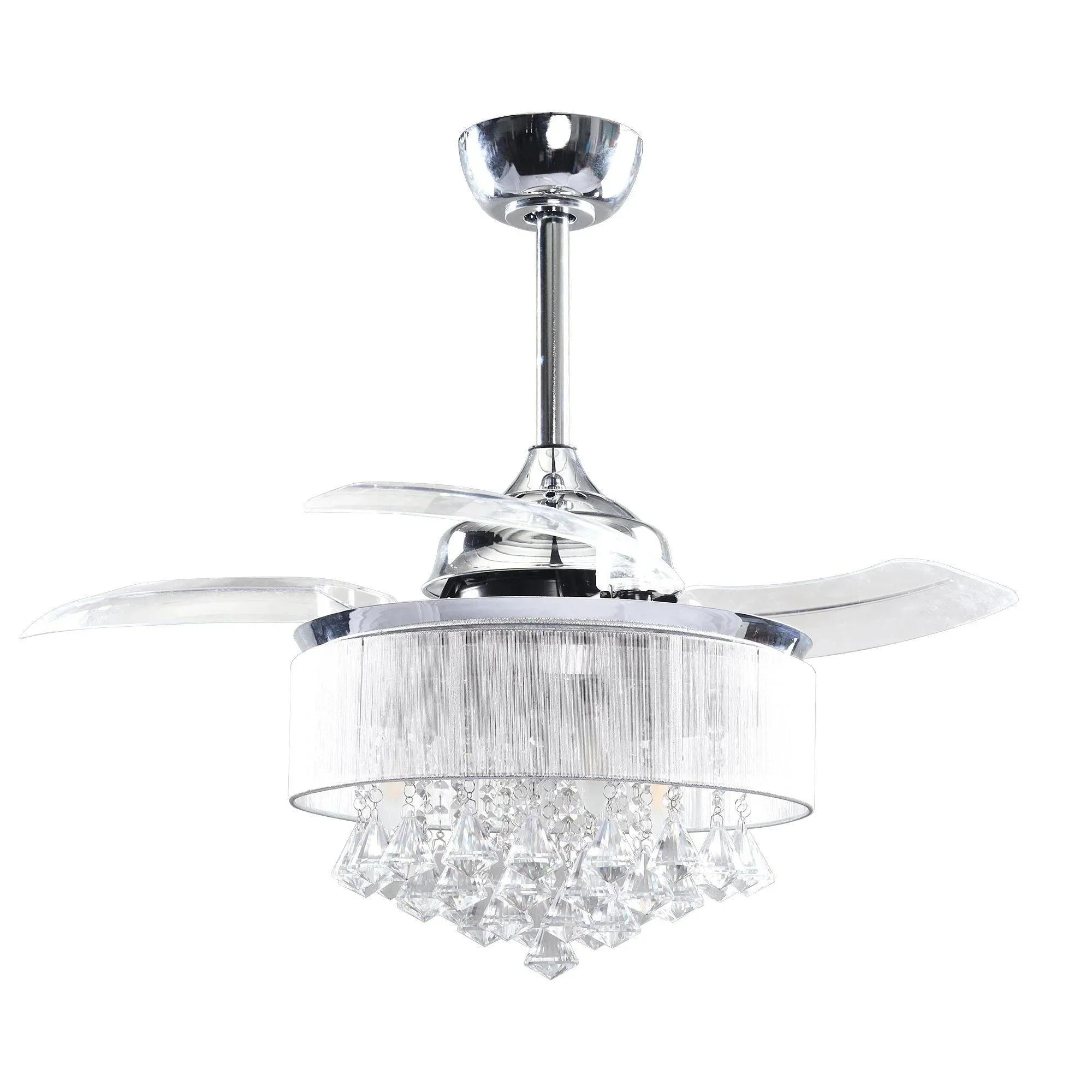36" Bangaiore Crystal Ceiling Fan
