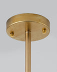 Serelle Modern Gold Pendant Light with Sculpted Shade