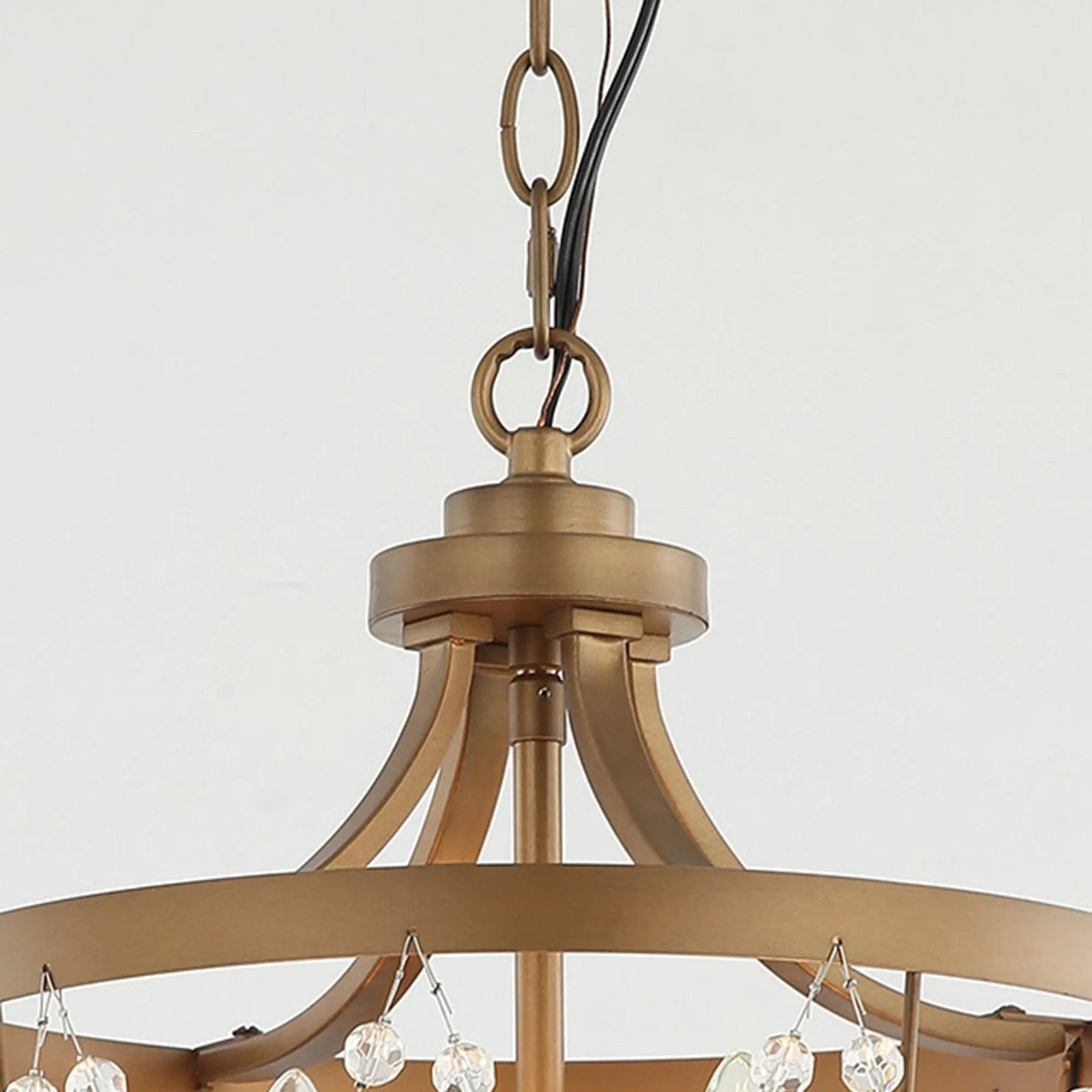 Rustic Saddlebrown 4-Light Pendant Light - IPLUS Lighting