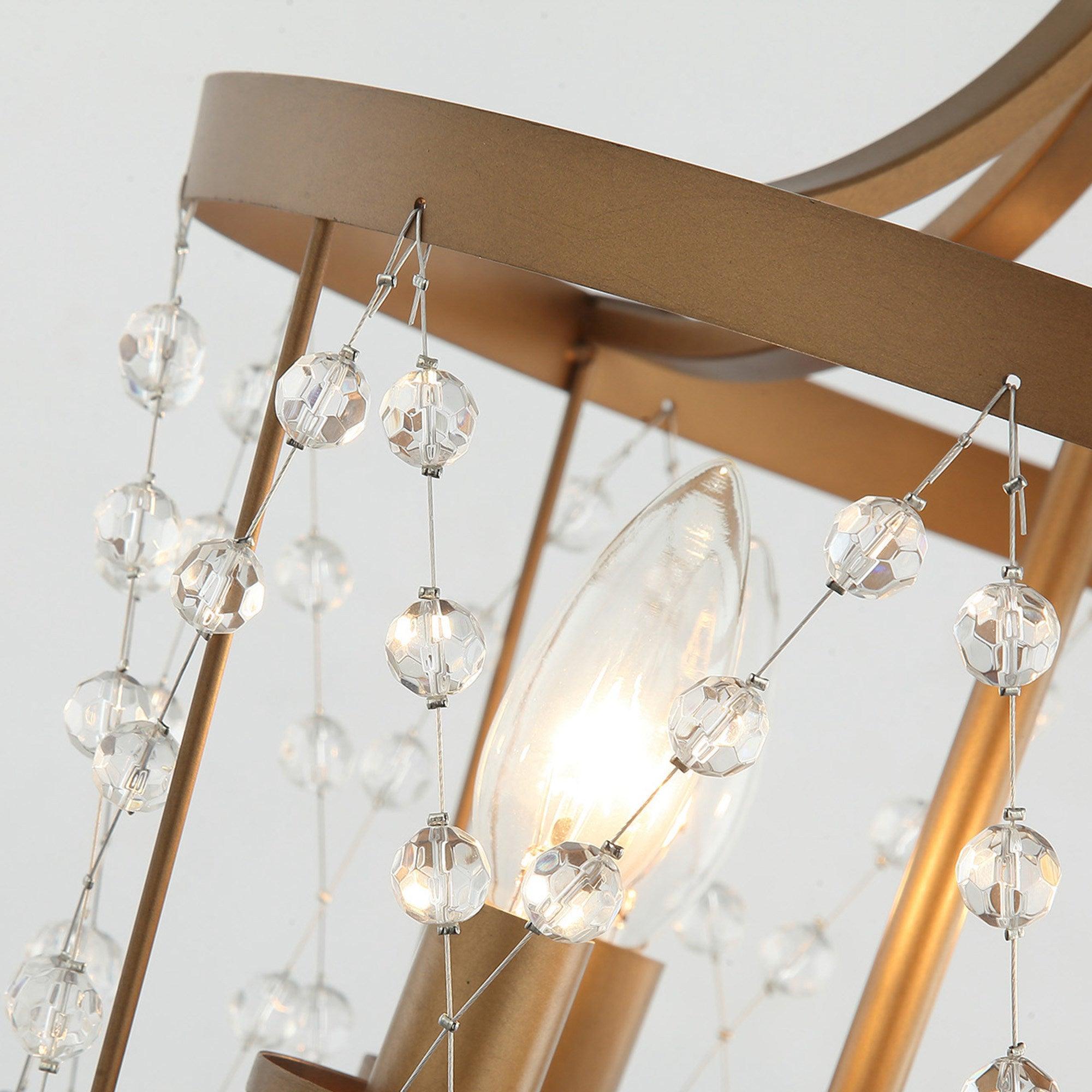 4-Light Rustic Saddlebrown Pendant Lighting - ParrotUncle