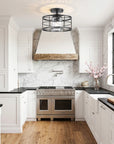 Lyle 1-Light Modern Semi-Flush Mount Ceiling Light