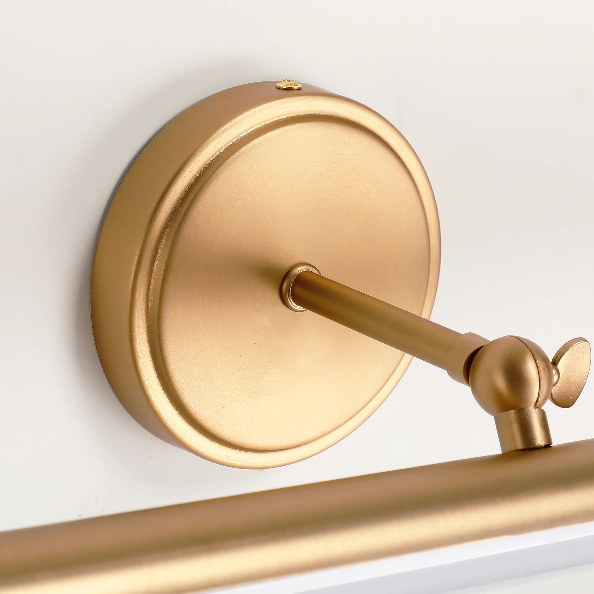 Perry 1-Light Vintage Brass LED Vanity Mirror Light