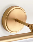 Perry 1-Light Vintage Brass LED Vanity Mirror Light