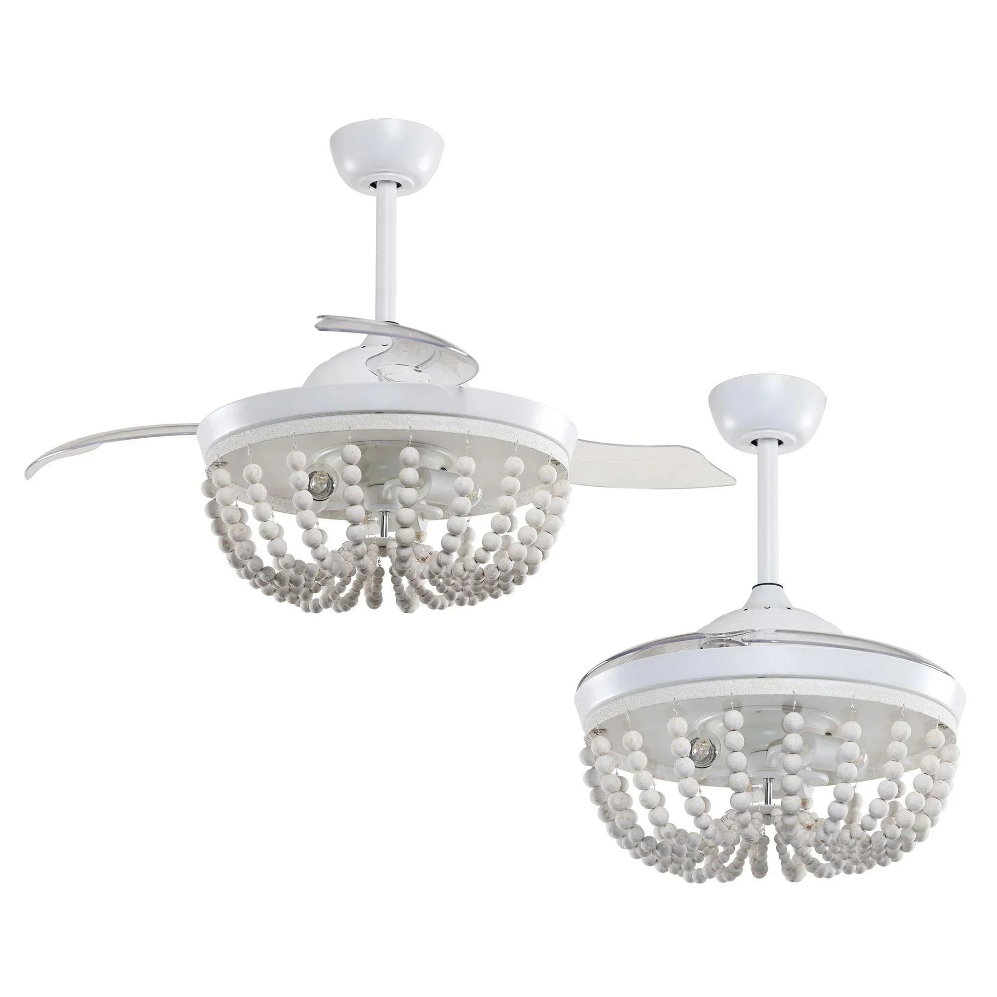42" Huang Wooden Beads Ceiling Fan