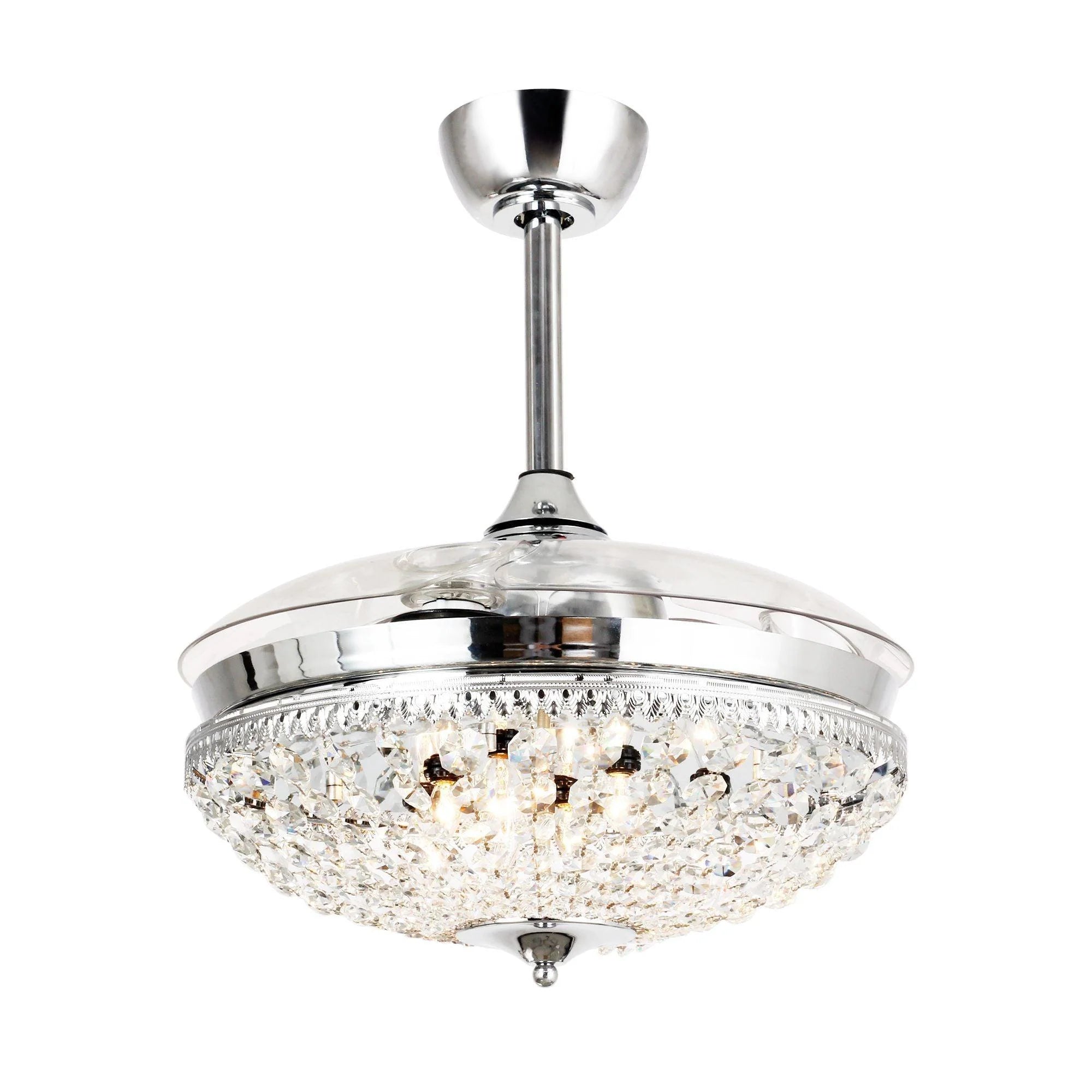 42" Servantes Crystal Ceiling Fan