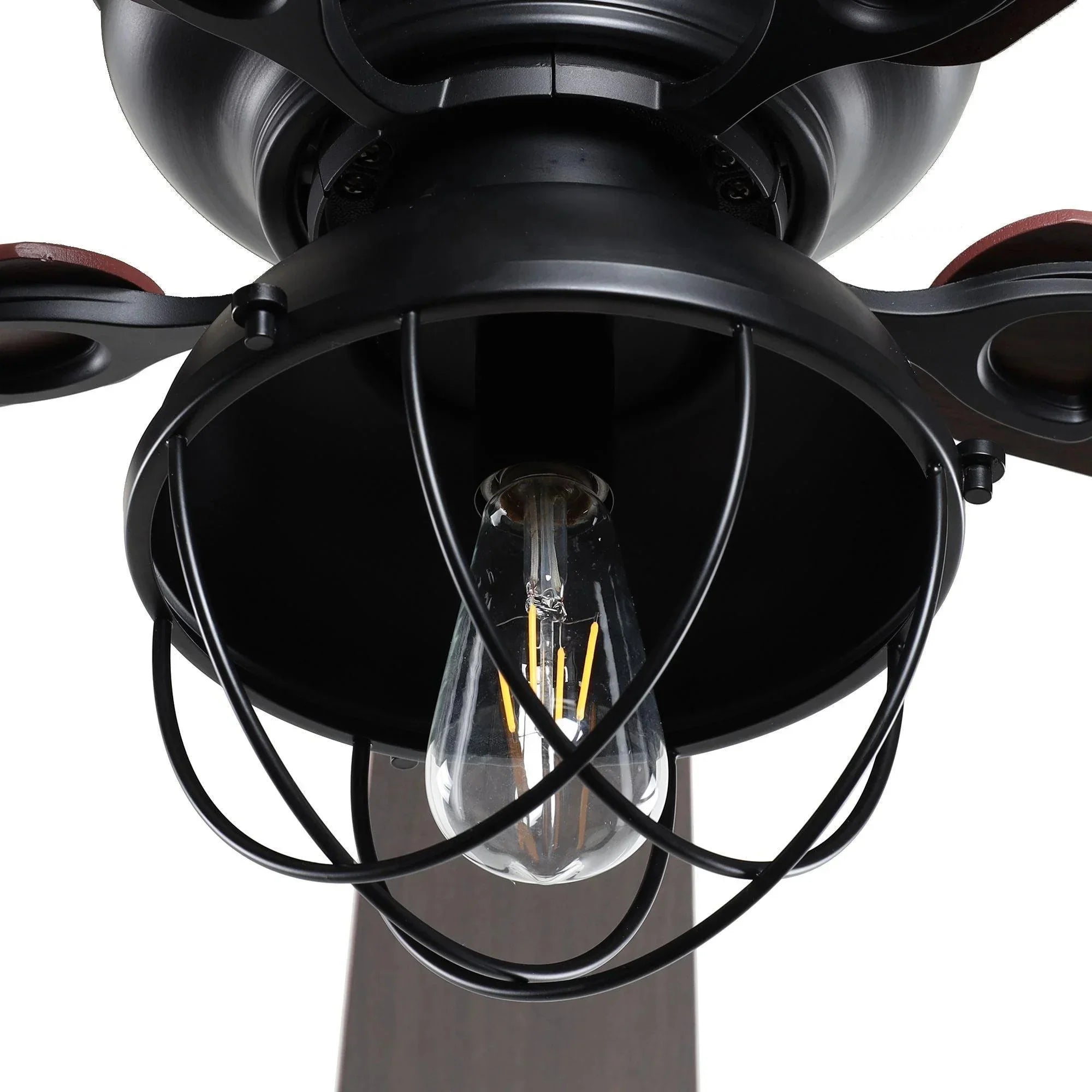 42" Traditional Flush Mount Reversible Ceiling Fan - IPLUS Lighting