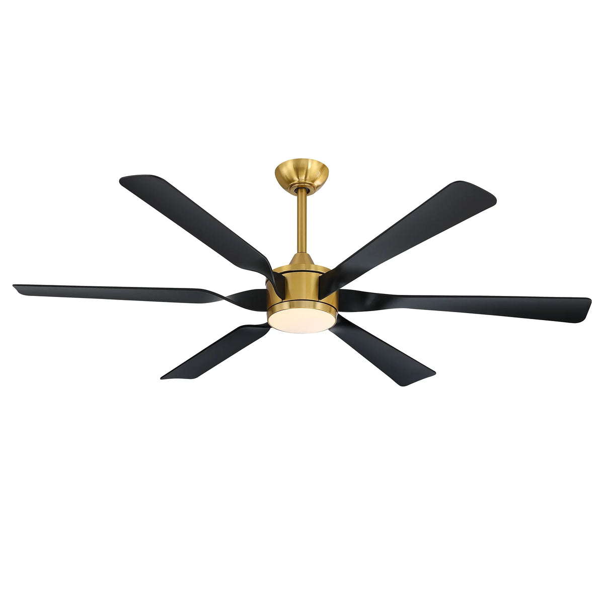 60" Murphy Modern Black & Gold 8-Blade LED Ceiling Fan
