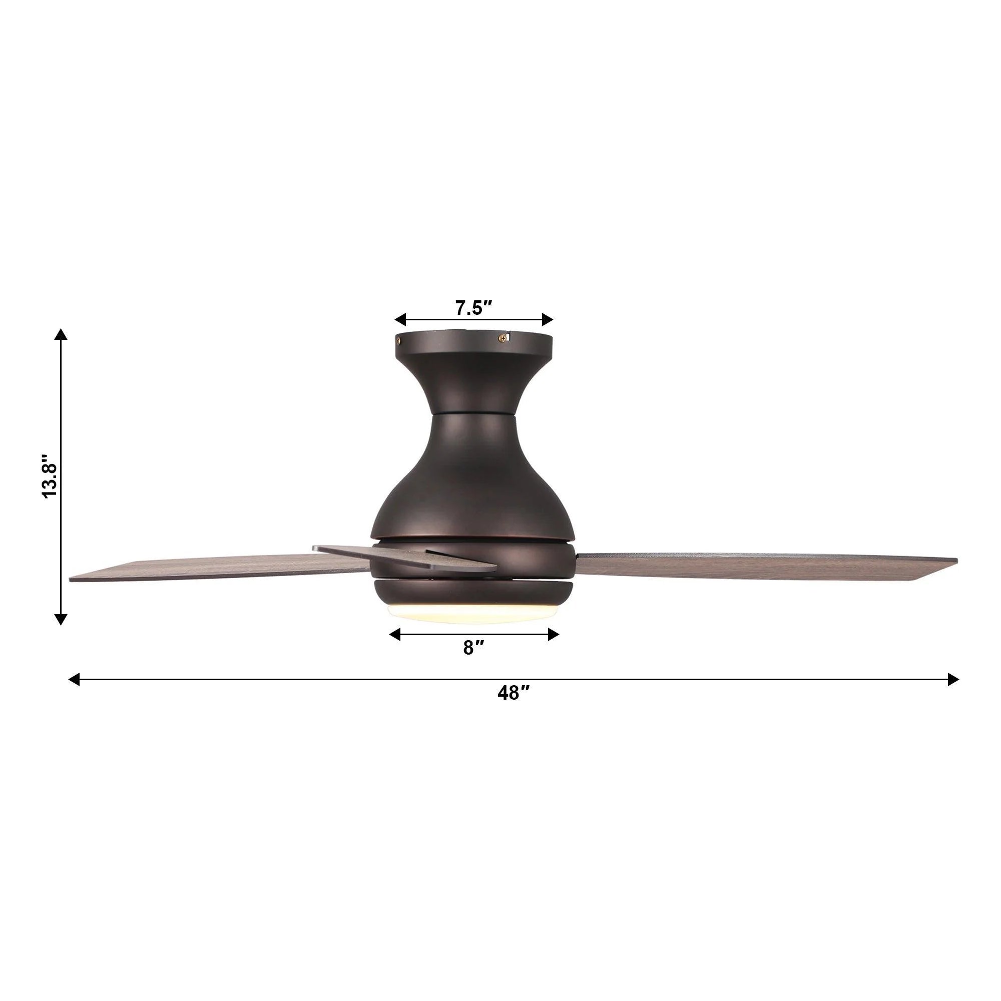 48" Beckette Farmhouse Ceiling Fan