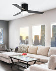 48" 3 Blades Flush Mount Ceiling Fan